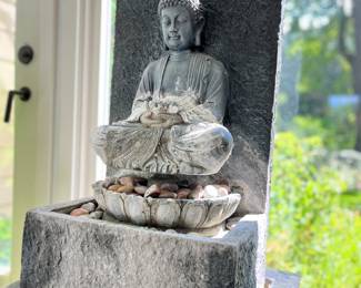 Buddha water fountain 
Item Location
Main Floor Entryway 