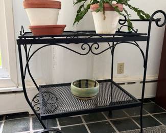 Wrought tea service cart 
Item Location
Entryway 
