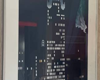 Georgia O’ Keeffe framed print 
Item Location
Main floor living room 