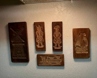 Vintage walk plaques from Holland