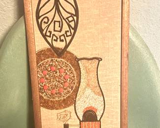 mid mod gravel art piece