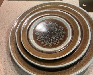 Franciscan Nut Tree plates 