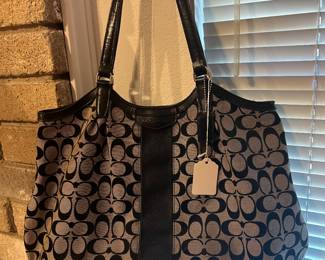 authentic Coach logo bag
