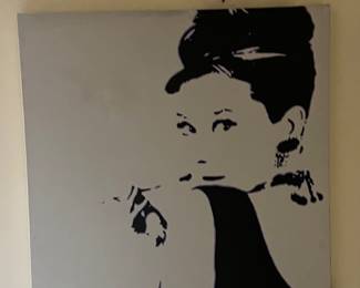Audrey Hepburn large canvas print