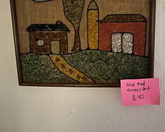 MCM Gravel art piece