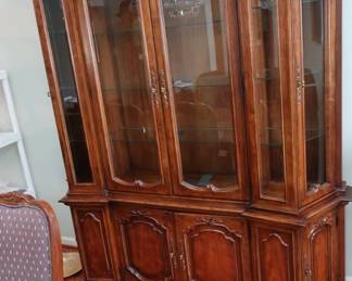 Another  view  of  Drexel  Heritage  china  cabinet.