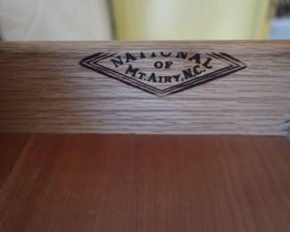 name inside  of  writing  desk