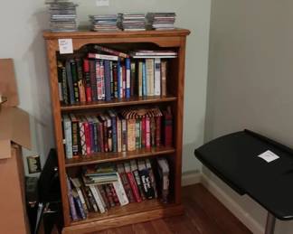 bookcase  and  books