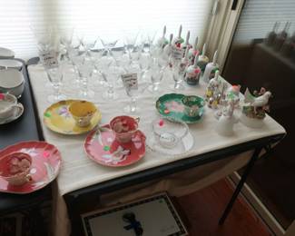 glassware  and  decor,  bell  collection,  cups  and  saucers