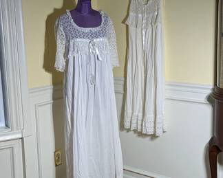 2.)  Edwardian 2 piece Ensemble.  Linen with French lace.  $175.00