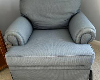 Upholstered club chair