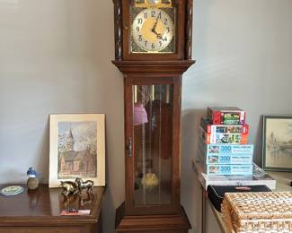 Tempus Fugit Herschede grandfather clock