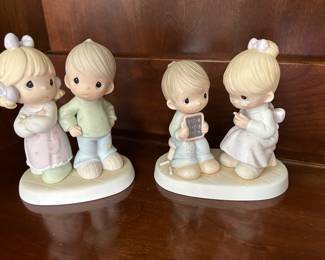 Precious Moments Figurine "Sometimes You're Next to Impossible" and “Love Is Patient”