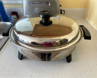 Lifetime Stainless Steel- Electric Skillet
