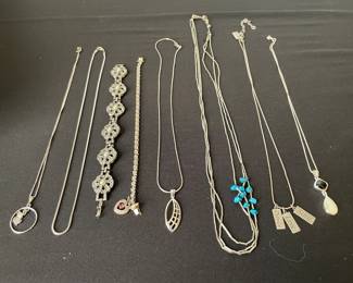 The sterling jewelry will not be on site until Friday morning for the sale.