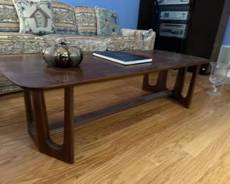 Front room MCM coffee table close-up