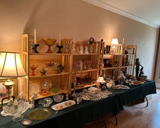 Bigger Living Room Display with collectables and decor