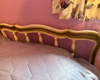 French provincial twin bed. This is probably Marsha's