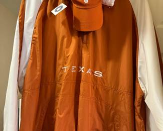 Hook 'Em Apparel - there's a small closet in the office with some men's clothing