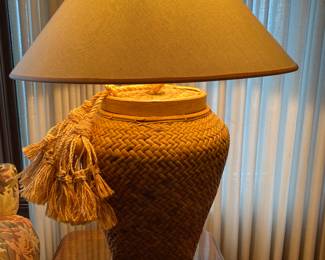 fabulous woven lamp