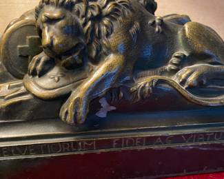 close up of bookends