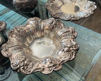 Reed & Barton Francis I 11.5” Sterling Bowl & Plate.   Bowl-$550.    Plate-$450