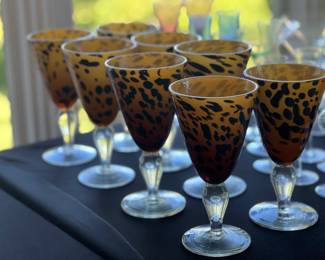 Vtg Amici Leopard Glasses