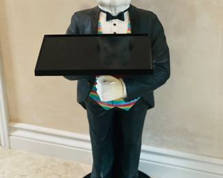 Vtg Bombay Company Henry The Butler Serving Entryway Stand Table 