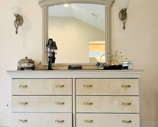 Cream Lacquer Dresser