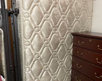 We have 3 queen sized beds with box springs. Take your pick!