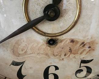 Coca-Cola Wood Wall Clock (Does work)