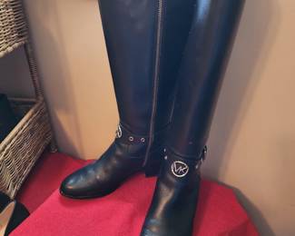 Michael Kors Riding Boots (Size 7 1.2) Most of the shoes and boots in this home are a 7 1.2 in size.