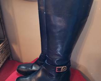 Michael Kors Riding Boots (Size 7 1.2) Most of the shoes and boots in this home are a 7 1.2 in size.