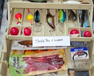 TACKLE BOX AND LURES