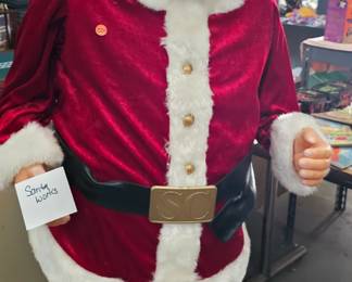 LIFE SIZE SANTA CLAUS CHRISTMAS DECOR