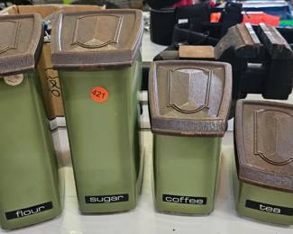 VINTAGE CANISTER SET