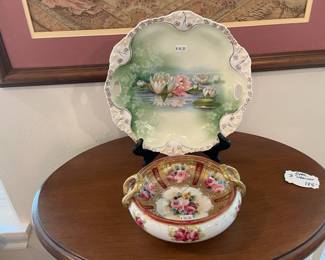 A sampling of the many antique porcelain pieces in this estate!