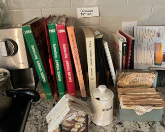 Southern Living cookbooks and others