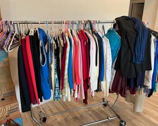 Another rack full of nice clothing