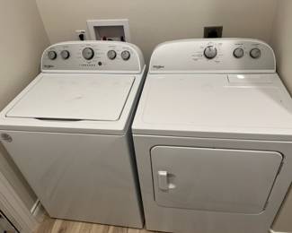 Newer Whirlpool washer & dryer