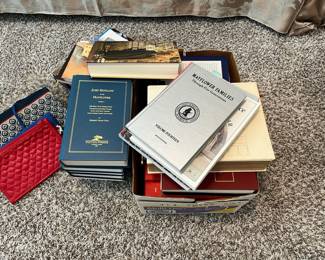 Lots of genealogy books