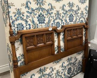 Queen headboard & mattress set