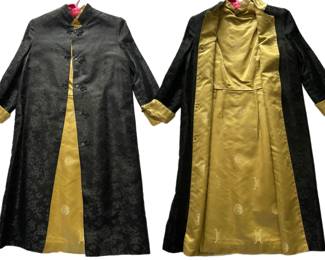 Chinoiserie Coat and Dress Ensemble$175