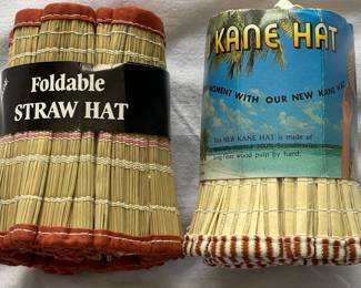 Expandable and Foldable Straw HatsNWT