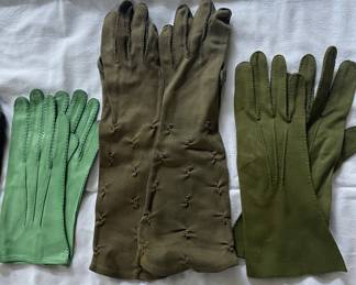 Fashion Glovesgreencloseup