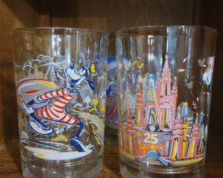 Disney 25th anniversary glasses