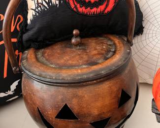 METAL JACK-O-LANTERN - COME AND GET HER