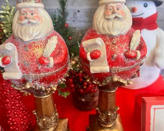 MARK ROBERTS COLLECTIBLE SANTAS - PERFECT TIMING FOR YOUR HOLIDAY DECOR! WE SEE YOU FRANCES!