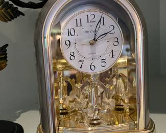Rhythm Quartz Clock with Swarovski Crystals