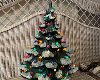 Vintage Ceramic Christmas Tree 